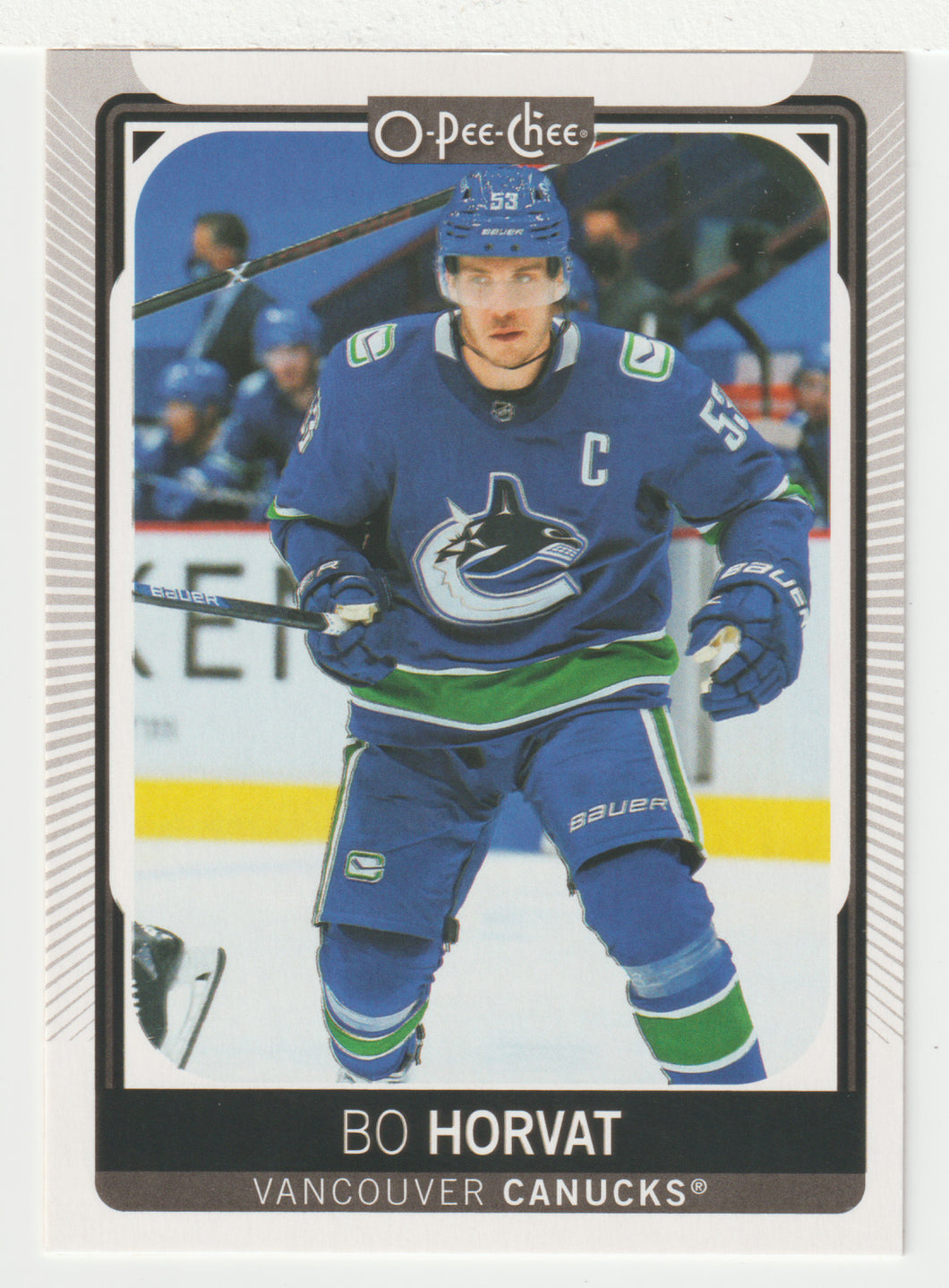 Bo Horvat - Vancouver Canucks (NHL Hockey Card) 2021-22 O-Pee-Chee # 467 Mint