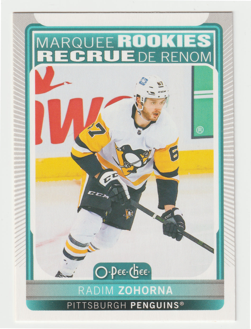 Radim Zohorna RC - Pittsburgh Penguins (NHL Hockey Card) 2021-22 O-Pee-Chee # 517 Mint