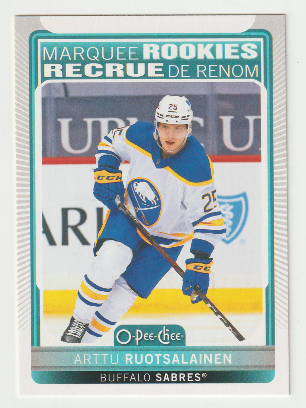 Arttu Ruotsalainen RC - Buffalo Sabres (NHL Hockey Card) 2021-22 O-Pee-Chee # 521 Mint