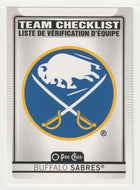 Buffalo Sabres - Checklist & Logo (NHL Hockey Card) 2021-22 O-Pee-Chee # 554 Mint