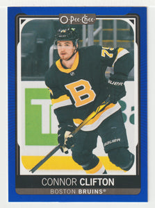 Connor Clifton - Boston Bruins - Blue Edition (NHL Hockey Card) 2021-22 O-Pee-Chee # 472 Mint