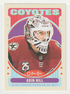 Adin Hill - Arizona Coyotes - Retro (NHL Hockey Card) 2021-22 O-Pee-Chee # 51 Mint