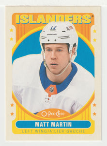 Matt Martin - New York Islanders - Retro (NHL Hockey Card) 2021-22 O-Pee-Chee # 328 Mint