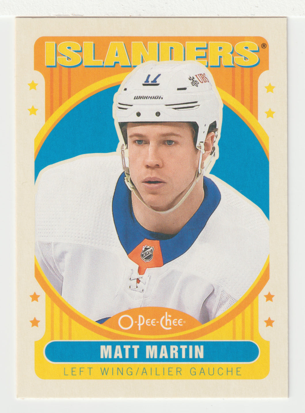 Matt Martin - New York Islanders - Retro (NHL Hockey Card) 2021-22 O-Pee-Chee # 328 Mint