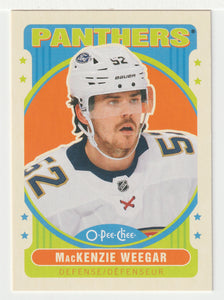 MacKenzie Weegar - Florida Panthers - Retro (NHL Hockey Card) 2021-22 O-Pee-Chee # 429 Mint