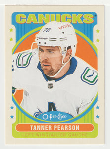 Tanner Pearson - Vancouver Canucks - Retro (NHL Hockey Card) 2021-22 O-Pee-Chee # 448 Mint