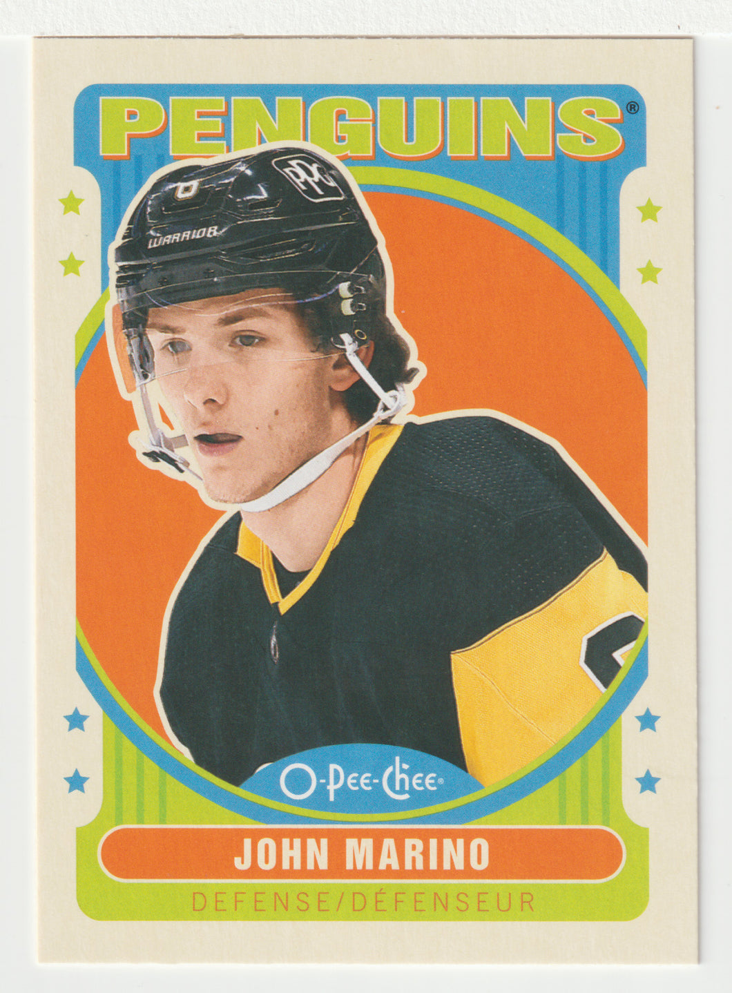 John Marino - Pittsburgh Penguins - Retro (NHL Hockey Card) 2021-22 O-Pee-Chee # 463 Mint