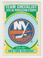 New York Islanders - Checklist & Logo - Retro (NHL Hockey Card) 2021-22 O-Pee-Chee # 569 Mint