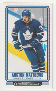 Auston Matthews - Toronto Maple Leafs - Premier Tallboys (NHL Hockey Card) 2021-22 O-Pee-Chee # P-2 Mint