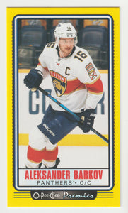 Aleksander Barkov - Florida Panthers - Yellow - Premier Tallboys (NHL Hockey Card) 2021-22 O-Pee-Chee # P-26 Mint