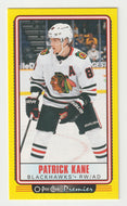 Patrick Kane - Chicago Blackhawks - Yellow - Premier Tallboys (NHL Hockey Card) 2021-22 O-Pee-Chee # P-33 Mint