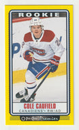 Cole Caufield SP - Montreal Canadiens - Yellow Premier Tallboys (NHL Hockey Card) 2021-22 O-Pee-Chee # P-37 Mint