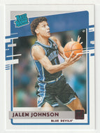Jalen Johnson - Duke Blue Devils - Rated Rookie - Pink (NBA - NCAA Basketball Card) 2021-22 Panini Chronicles Draft Picks # 38 Mint