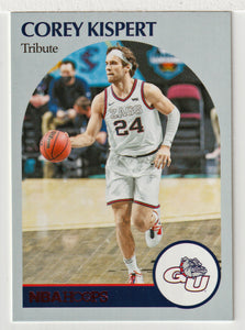 Corey Kispert - Gonzaga Bulldogs - Hoops Retro (NBA - NCAA Basketball Card) 2021-22 Panini Chronicles Draft Picks # 58 Mint