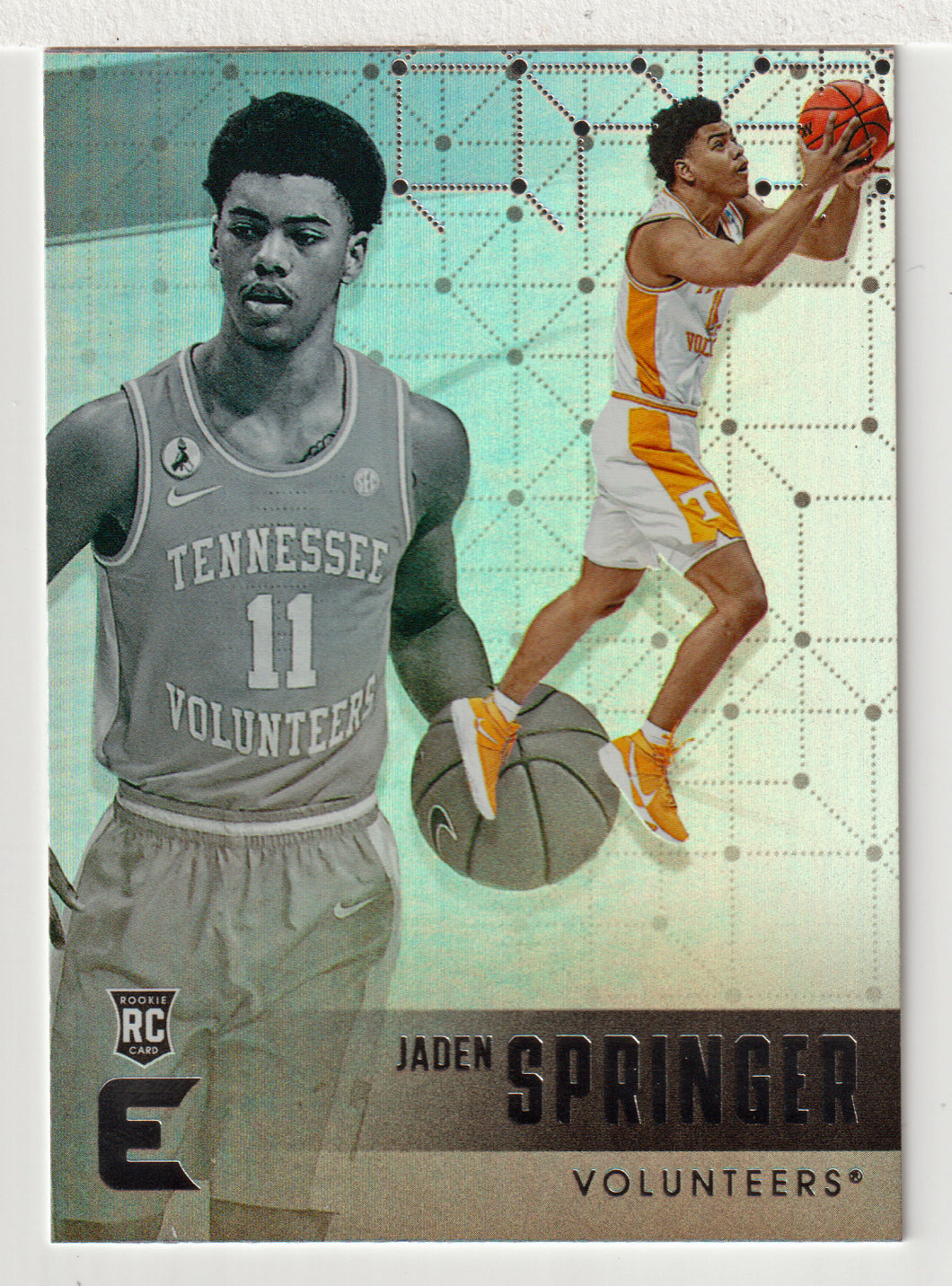 Jaden Springer - Tennessee Volunteers - Essentials (NBA - NCAA Basketball Card) 2021-22 Panini Chronicles Draft Picks # 120 Mint