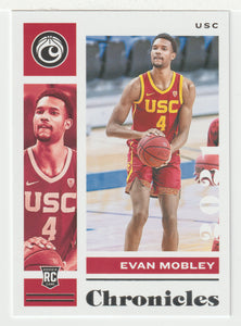 Evan Mobley - USC Trojans (NBA - NCAA Basketball Card) 2021-22 Panini Chronicles Draft Picks # 2 Mint