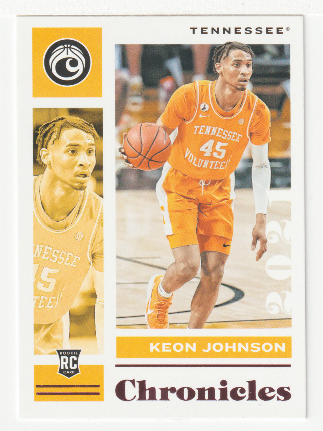 Keon Johnson - Tennessee Volunteers (NBA - NCAA Basketball Card) 2021-22 Panini Chronicles Draft Picks # 6 Mint