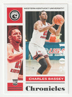 Charles Bassey - Western Kentucky Hilltoppers (NBA - NCAA Basketball Card) 2021-22 Panini Chronicles Draft Picks # 23 Mint