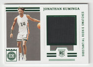Jonathan Kuminga - NBA G League Ignite - Encased Substantial Rookie Swatches - Green (NBA - NCAA Basketball Card) 2021-22 Panini Chronicles Draft Picks # ESS-JK25 Mint