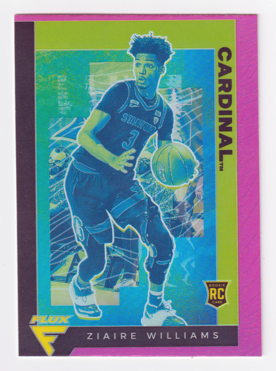 Ziaire Williams - Stanford Cardinal - Flux (NBA - NCAA Basketball Card) 2021-22 Panini Chronicles Draft Picks # 241 Mint