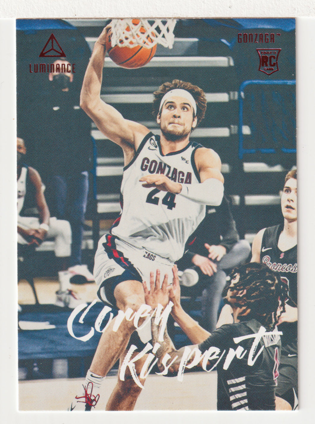Corey Kispert - Gonzaga Bulldogs - Luminance Pink (NBA - NCAA Basketball Card) 2021-22 Panini Chronicles Draft Picks # 83 Mint