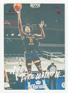 Ayo Dosunmu - Illinois Fighting Illini - Luminance Pink (NBA - NCAA Basketball Card) 2021-22 Panini Chronicles Draft Picks # 94 Mint