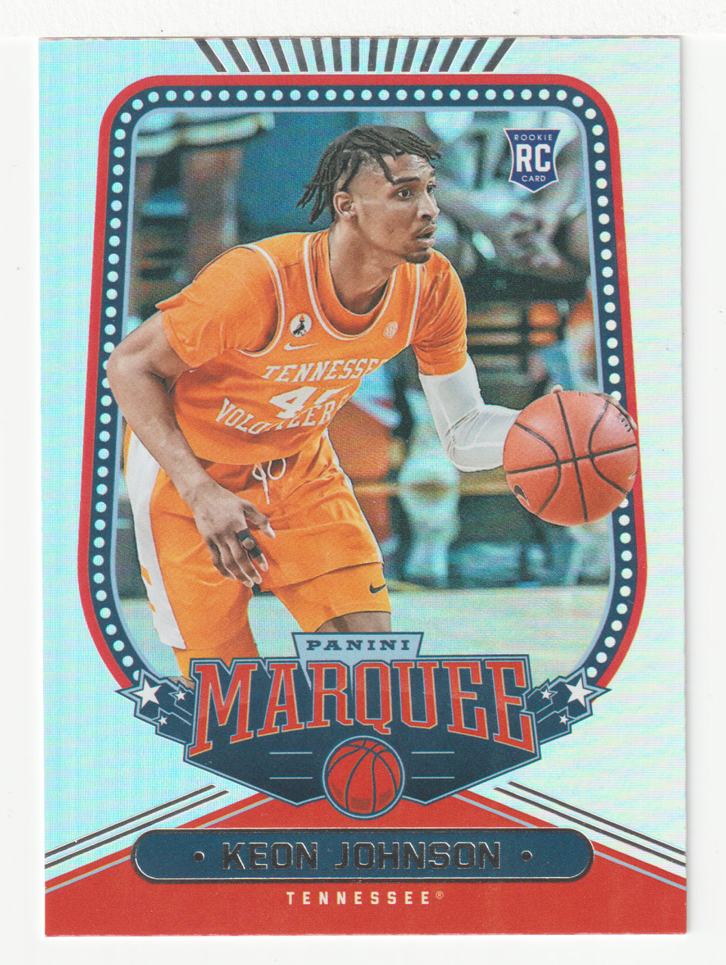 Keon Johnson - Tennessee Volunteers - Marquee (NBA - NCAA Basketball Card) 2021-22 Panini Chronicles Draft Picks # 146 Mint