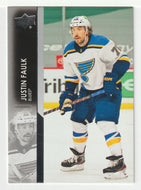 Justin Faulk - St. Louis Blues (NHL Hockey Card) 2021-22 Upper Deck # 154 Mint