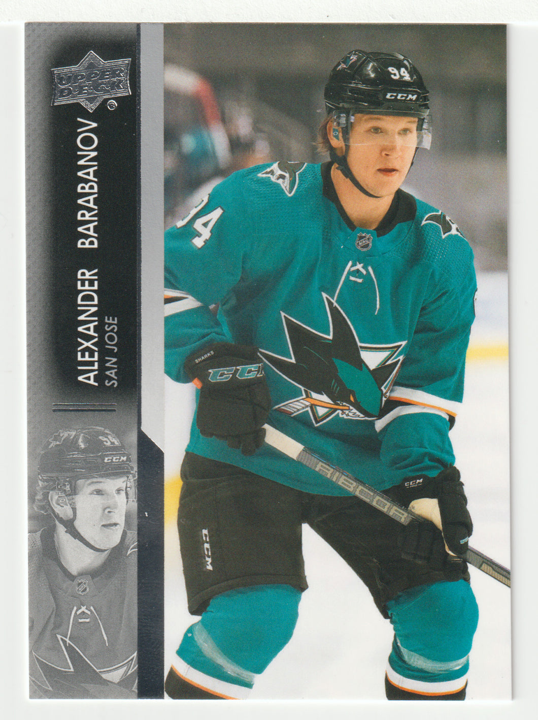Alexander Barabanov - San Jose Sharks (NHL Hockey Card) 2021-22 Upper Deck # 392 Mint