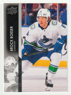 Brock Boeser - Vancouver Canucks (NHL Hockey Card) 2021-22 Upper Deck # 423 Mint