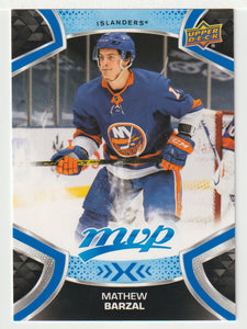 Mathew Barzal - New York Islanders (NHL Hockey Card) 2021-22 Upper Deck MVP Factory Set # 13 Mint