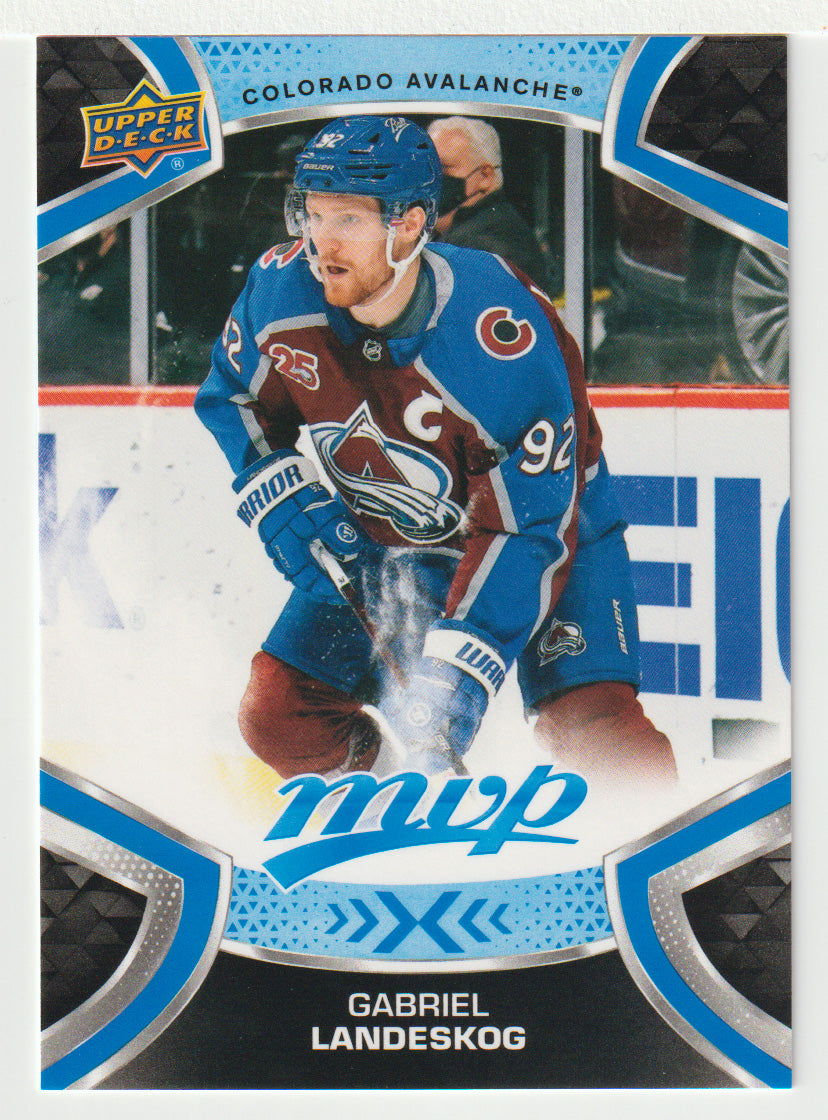 Gabriel Landeskog - Colorado Avalanche (NHL Hockey Card) 2021-22 Upper Deck MVP Factory Set # 21 Mint