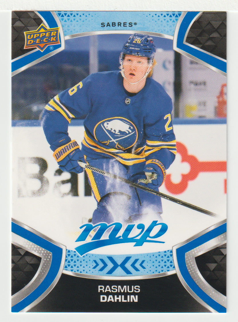 Rasmus Dahlin - Buffalo Sabres (NHL Hockey Card) 2021-22 Upper Deck MVP Factory Set # 22 Mint