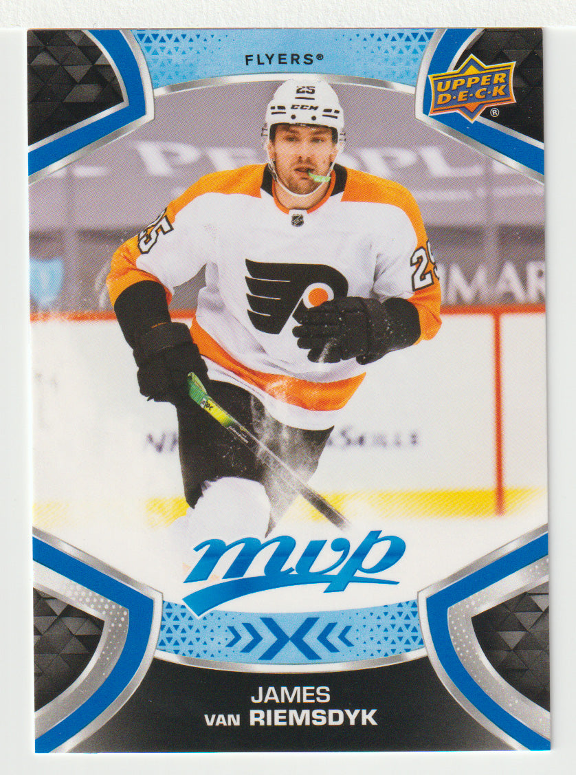 James van Riemsdyk - Philadelphia Flyers (NHL Hockey Card) 2021-22 Upper Deck MVP Factory Set # 25 Mint