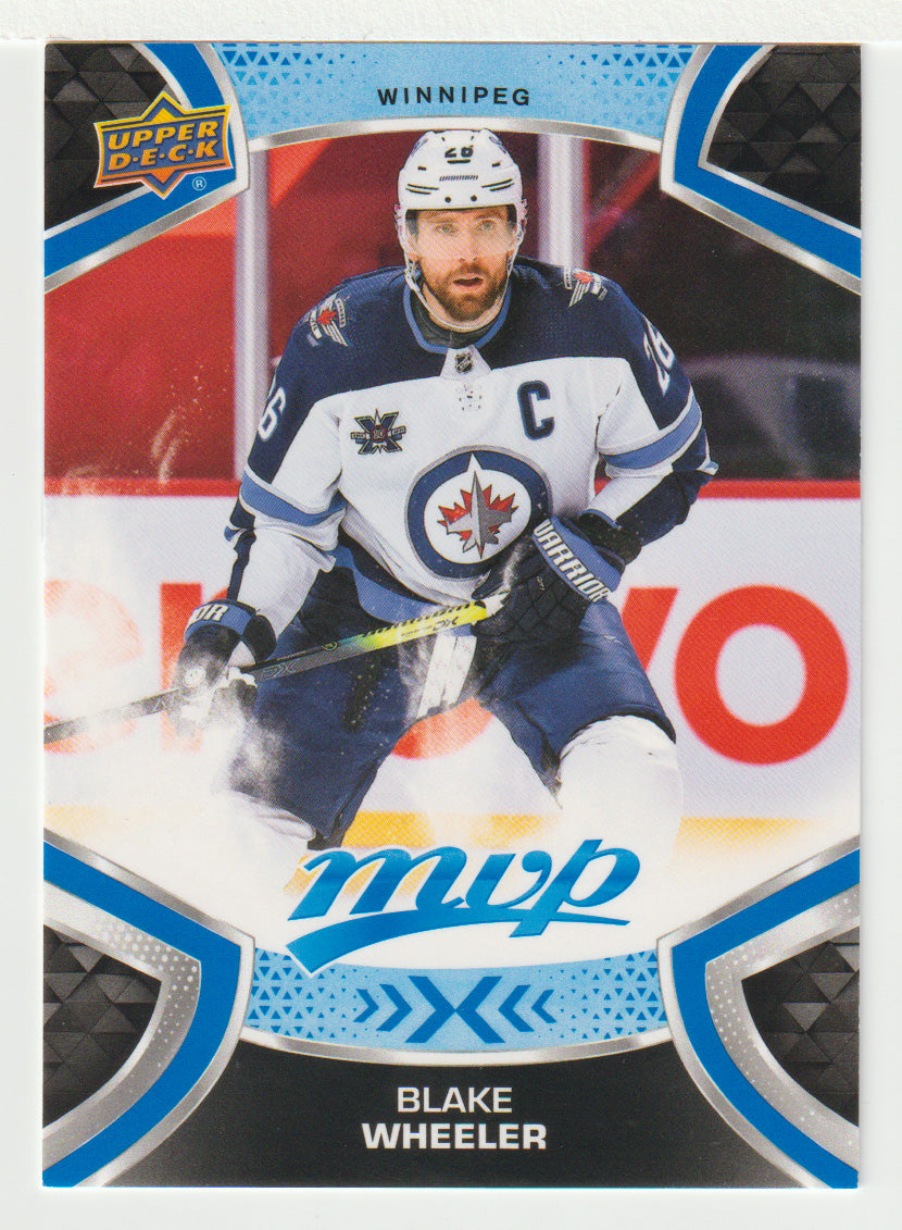 Blake Wheeler - Winnipeg Jets (NHL Hockey Card) 2021-22 Upper Deck MVP Factory Set # 26 Mint