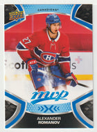 Alexander Romanov - Montreal Canadiens (NHL Hockey Card) 2021-22 Upper Deck MVP Factory Set # 27 Mint
