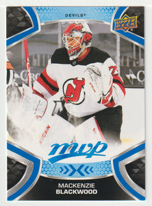 Mackenzie Blackwood - New Jersey Devils (NHL Hockey Card) 2021-22 Upper Deck MVP Factory Set # 29 Mint