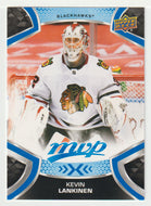 Kevin Lankinen - Chicago Blackhawks (NHL Hockey Card) 2021-22 Upper Deck MVP Factory Set # 32 Mint