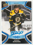 Patrice Bergeron - Boston Bruins (NHL Hockey Card) 2021-22 Upper Deck MVP Factory Set # 37 Mint