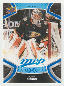 John Gibson - Anaheim Ducks (NHL Hockey Card) 2021-22 Upper Deck MVP Factory Set # 40 Mint