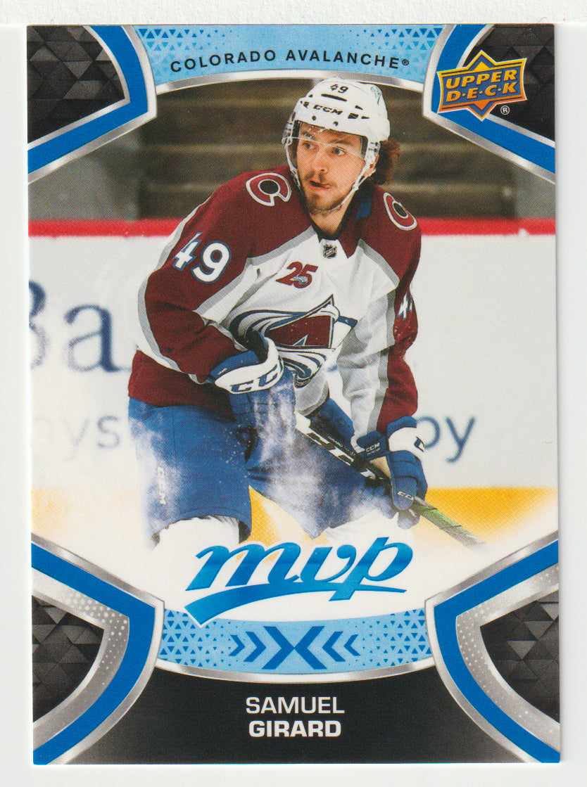 Samuel Girard - Colorado Avalanche (NHL Hockey Card) 2021-22 Upper Deck MVP Factory Set # 49 Mint