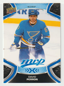 David Perron - St. Louis Blues (NHL Hockey Card) 2021-22 Upper Deck MVP Factory Set # 57 Mint