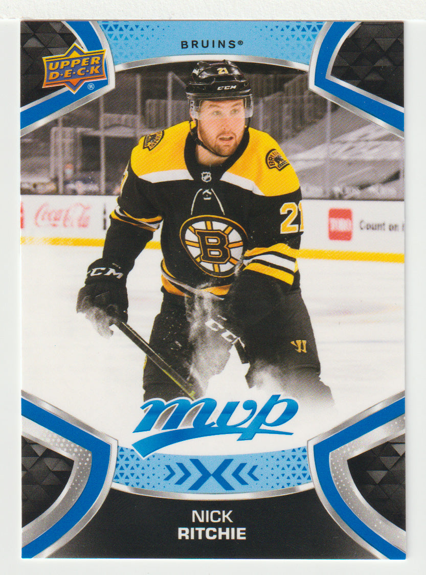 Nick Ritchie - Boston Bruins (NHL Hockey Card) 2021-22 Upper Deck MVP Factory Set # 60 Mint