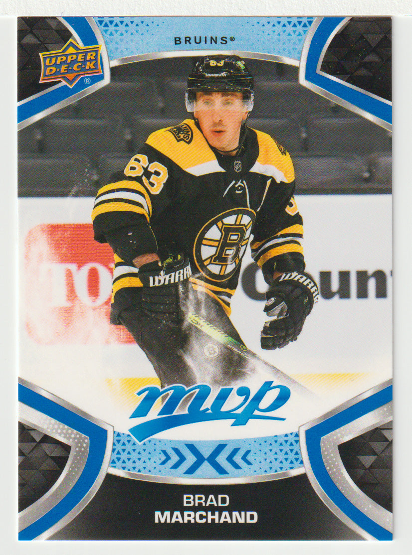 Brad Marchand - Boston Bruins (NHL Hockey Card) 2021-22 Upper Deck MVP Factory Set # 63 Mint