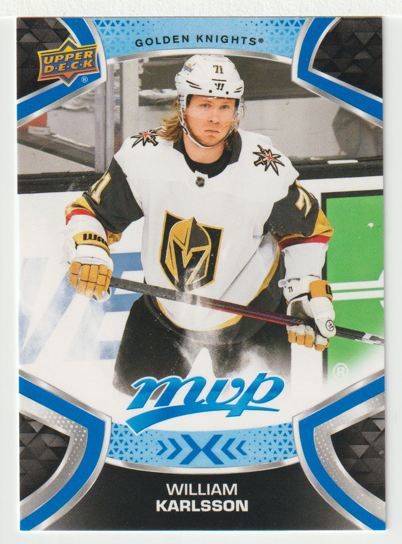 William Karlsson - Vegas Golden Knights (NHL Hockey Card) 2021-22 Upper Deck MVP Factory Set # 71 Mint
