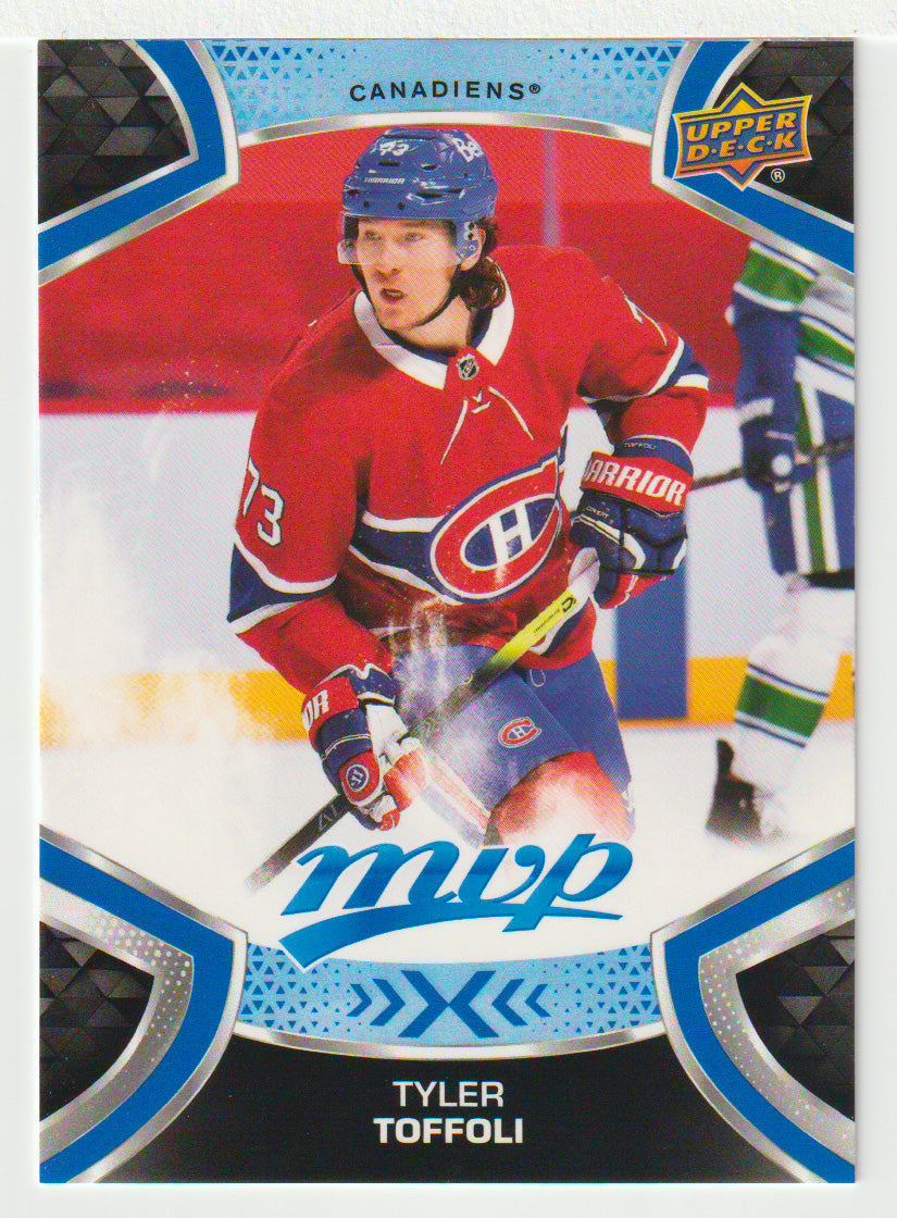 Tyler Toffoli - Montreal Canadiens (NHL Hockey Card) 2021-22 Upper Deck MVP Factory Set # 73 Mint