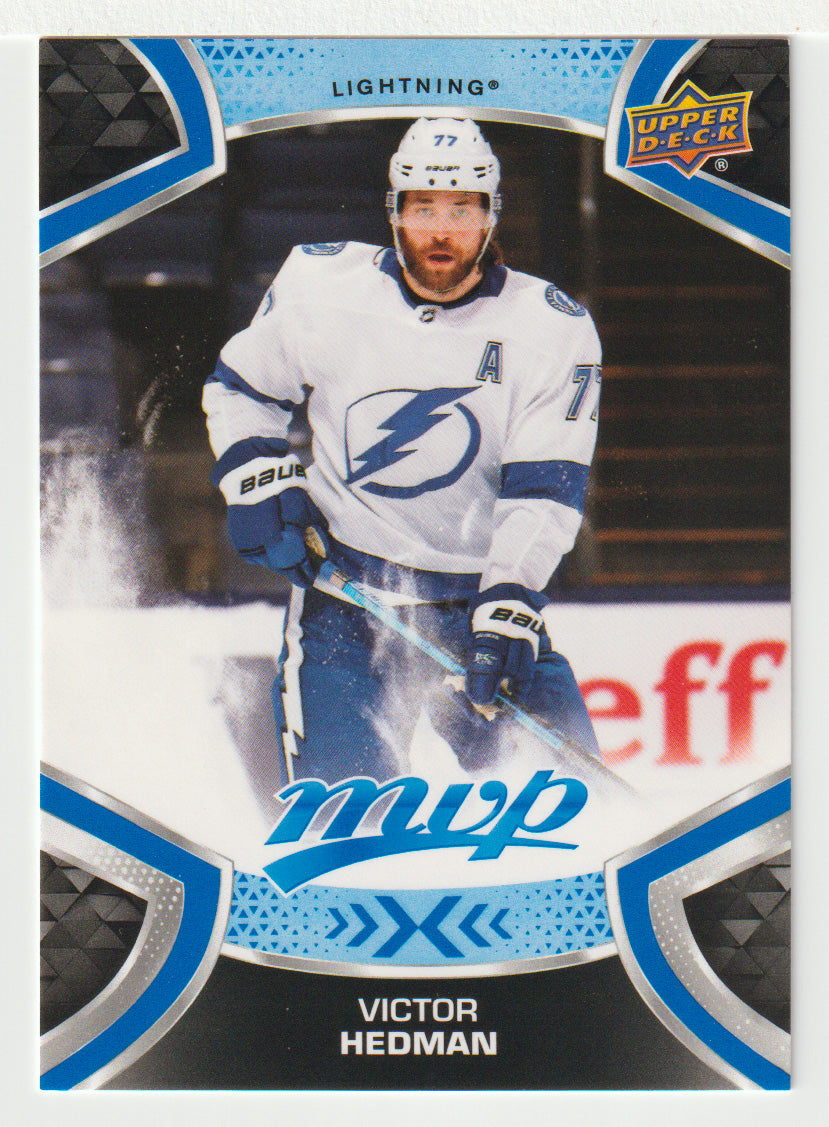 Victor Hedman - Tampa Bay Lightning (NHL Hockey Card) 2021-22 Upper Deck MVP Factory Set # 77 Mint