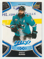 Brent Burns - San Jose Sharks (NHL Hockey Card) 2021-22 Upper Deck MVP Factory Set # 88 Mint