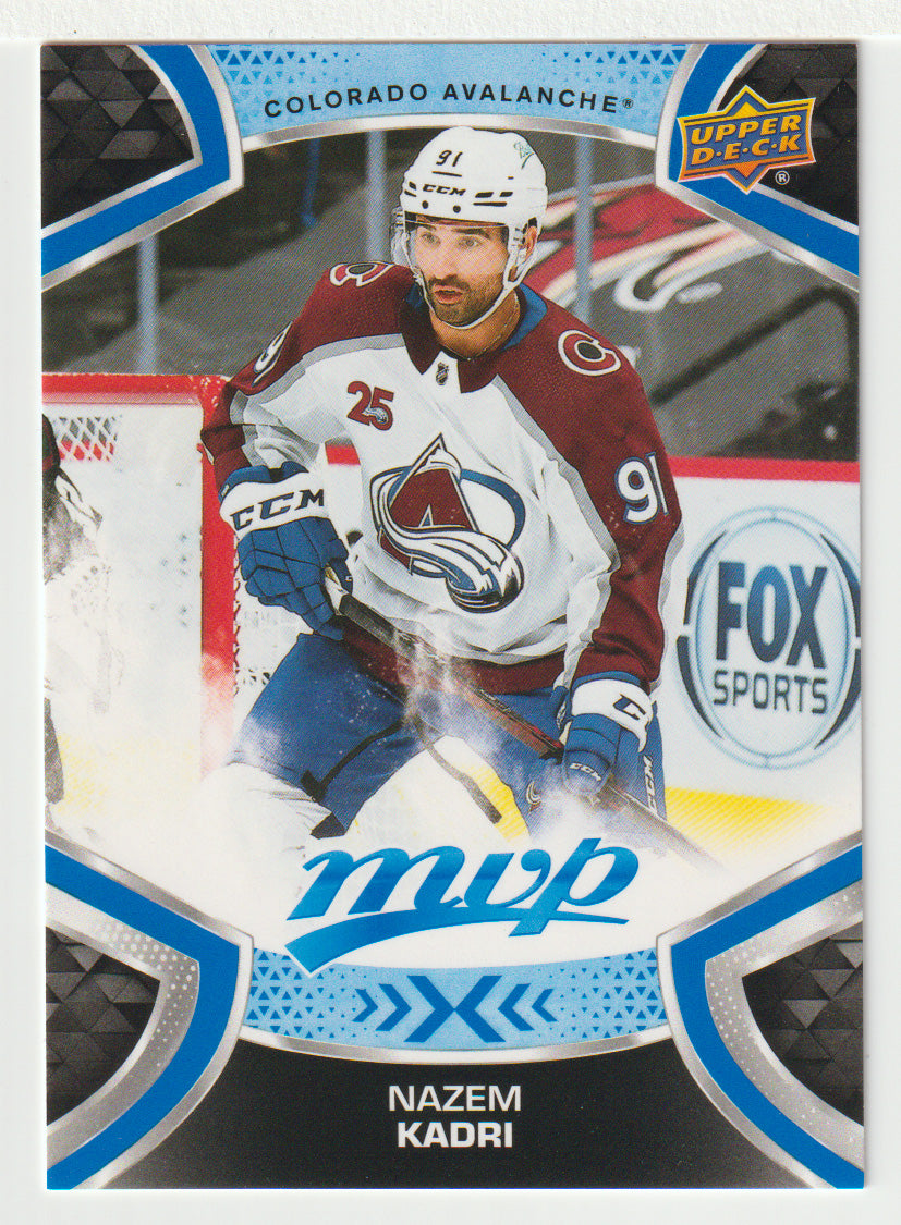 Nazem Kadri - Colorado Avalanche (NHL Hockey Card) 2021-22 Upper Deck MVP Factory Set # 89 Mint