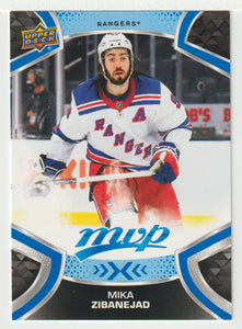 Mika Zibanejad - New York Rangers (NHL Hockey Card) 2021-22 Upper Deck MVP Factory Set # 93 Mint